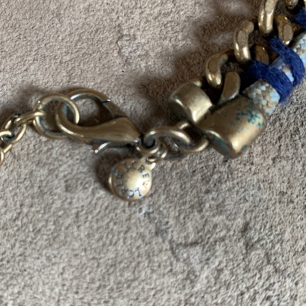 J Crew rhinestone and gold chain necklace - Picture 3 of 3
